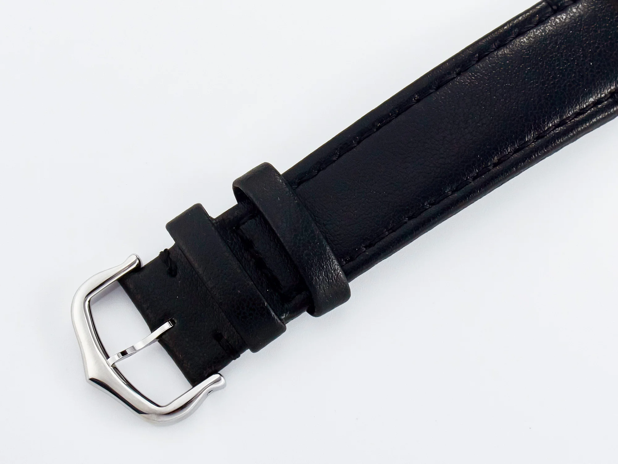 Ronde De Cartier 36mm DRF 1:1 Best Edition Sandblasted Silver-Plated White Dial on Black Leather Strap Ronda Quartz
