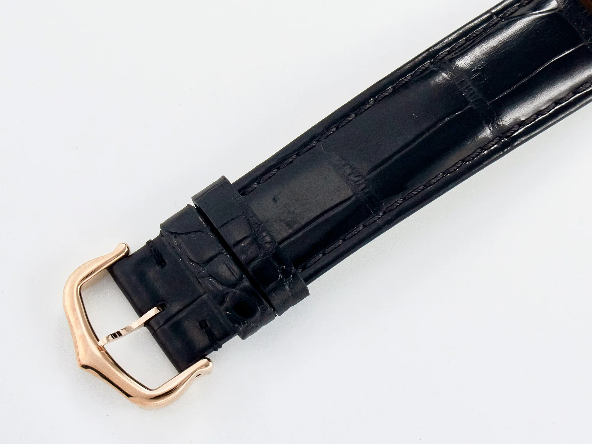 Ronde De Cartier 36mm RG DRF 1:1 Best Edition Sandblasted Silver-Plated White Dial on Black Leather Strap Ronda Quartz