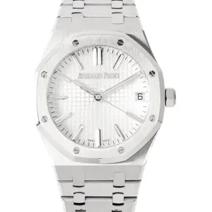 Royal Oak 15510 White Dial “50th Anniversary”