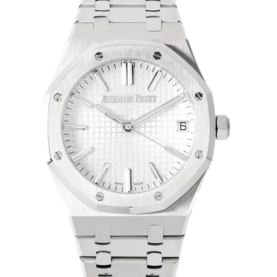 Royal Oak 15510 White Dial “50th Anniversary”