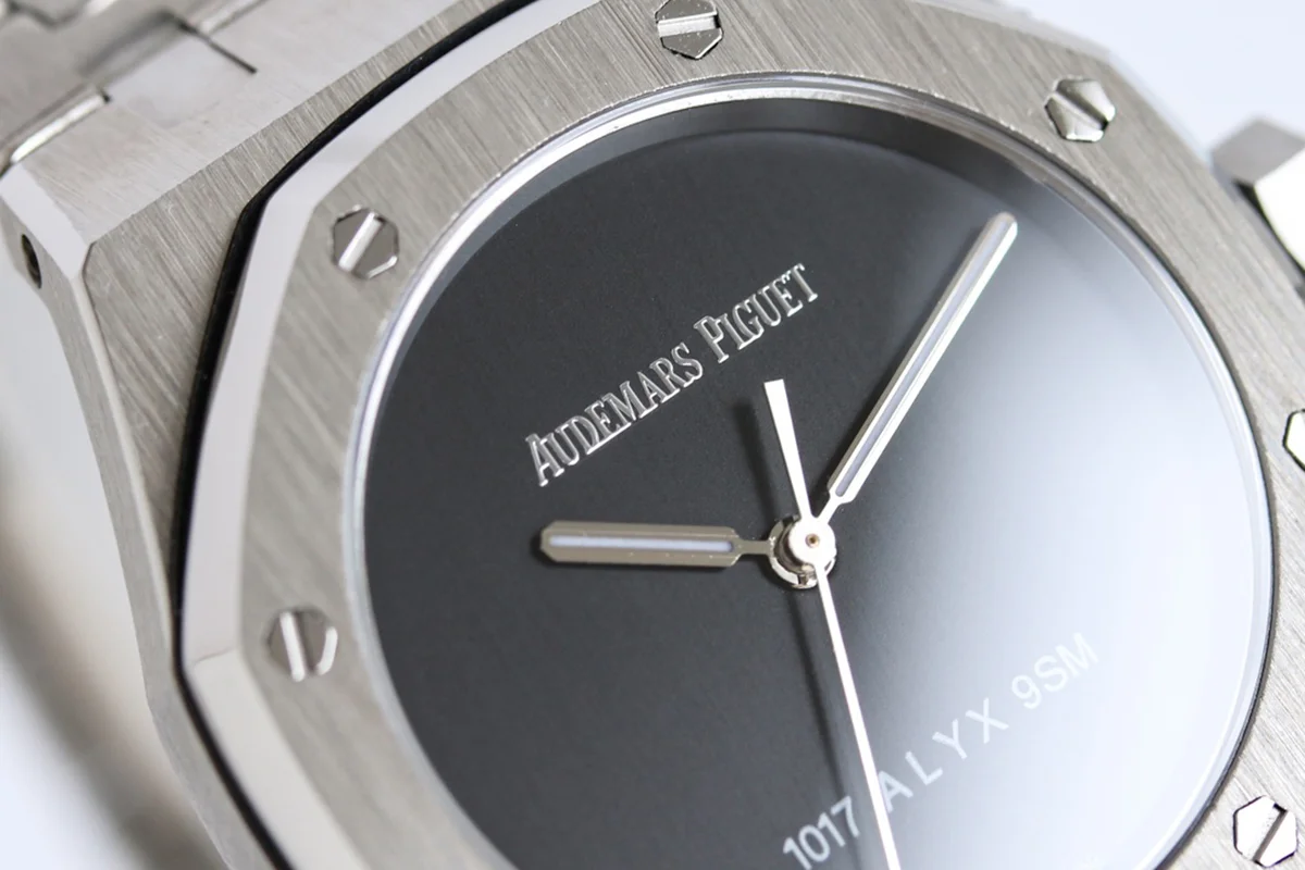 Royal Oak 15550 Black Dial 1017 ALYX 9SM in White Gold