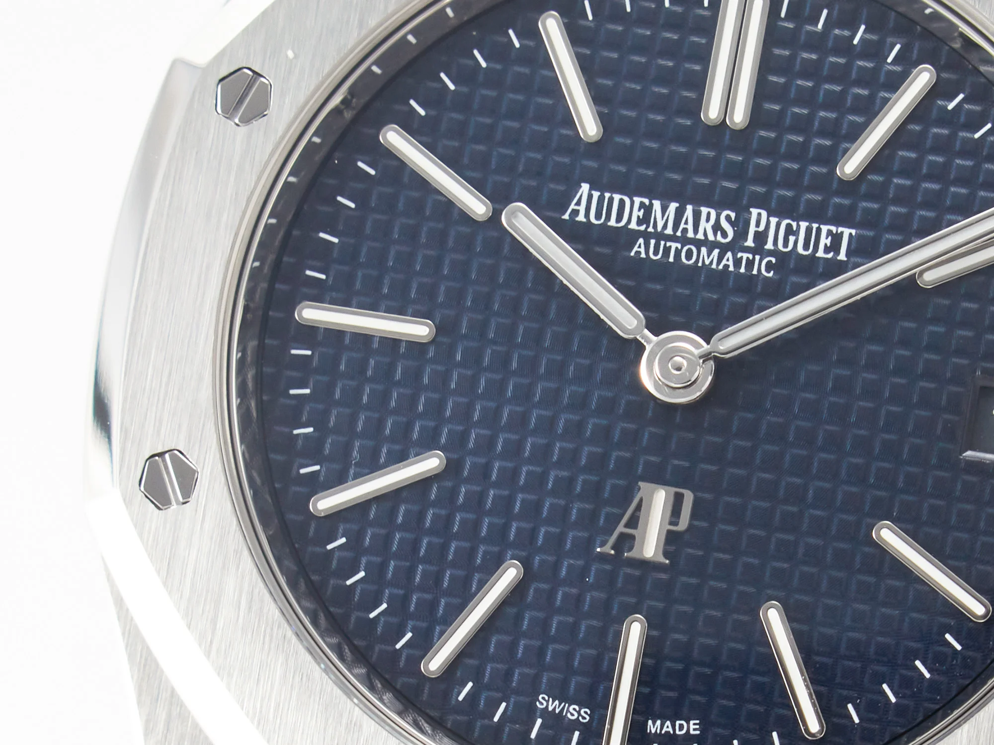 Royal Oak 39mm 15202 SS ZF 1:1 Best Edition Blue Textured Dial on SS Bracelet A2121 V2