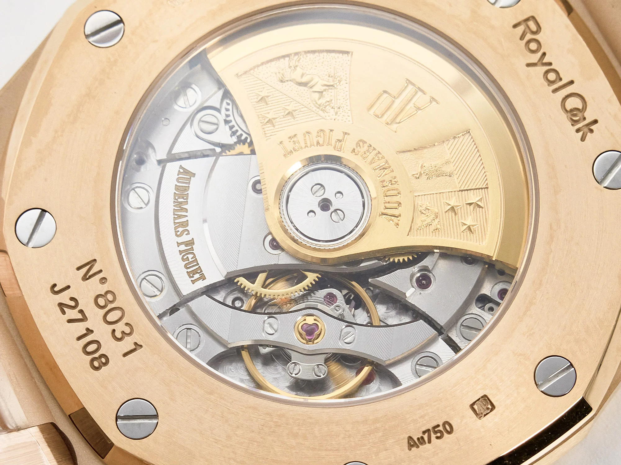 Royal Oak 41mm 15400 RG ZF 1:1 Best Edition White Textured Dial on RG Bracelet V2 SA3120 Super Clone