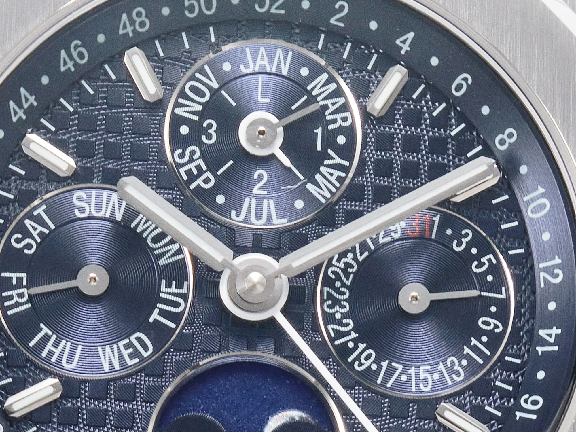 Royal Oak 41mm Perpetual Calendar 26574 SS APSF 1:1 Best Edition Blue Dial on SS Bracelet A5134 (CHS)