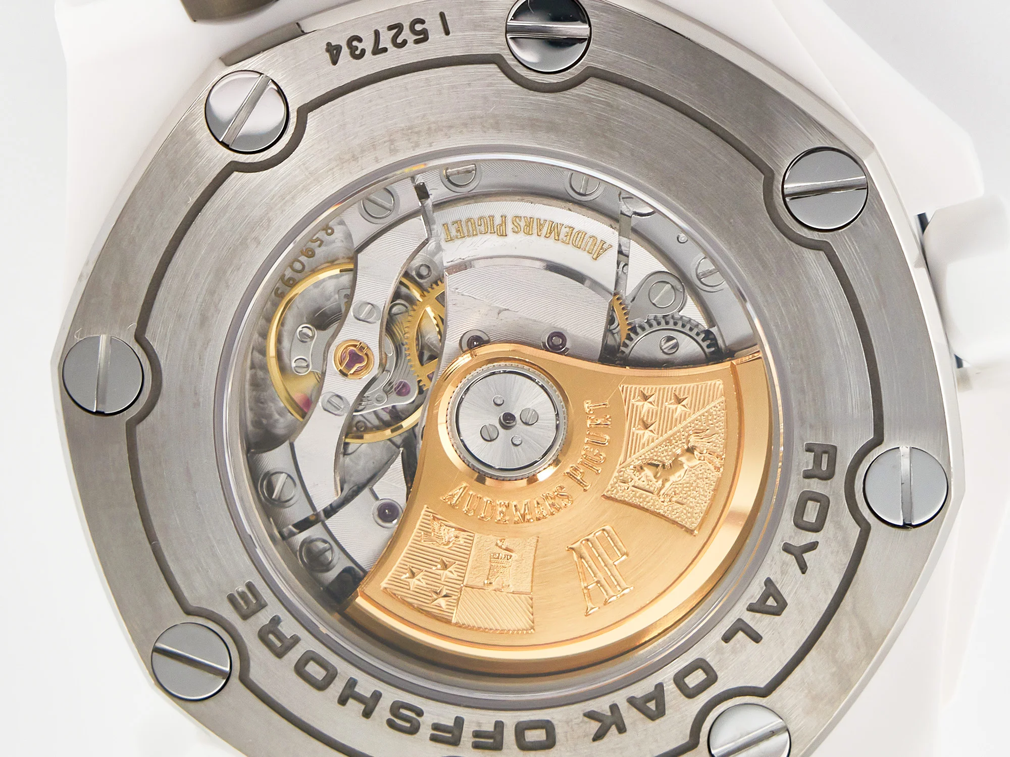 Royal Oak Offshore Diver 15707 White Ceramic ZF 1:1 Best Edition SA3120 Super Clone