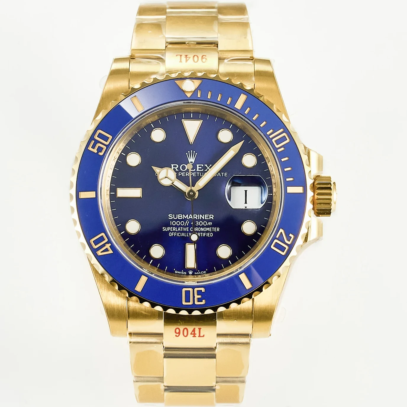 Submariner 41mm 126618 LB YG Blue Ceramic 904L Steel VSF 1:1 Best Edition VS3235